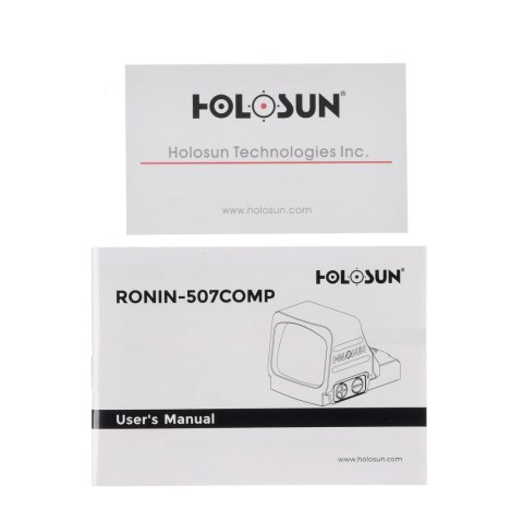 Kolimator pistoletowy Holosun RONIN 507COMP zielony znak MRS RMR