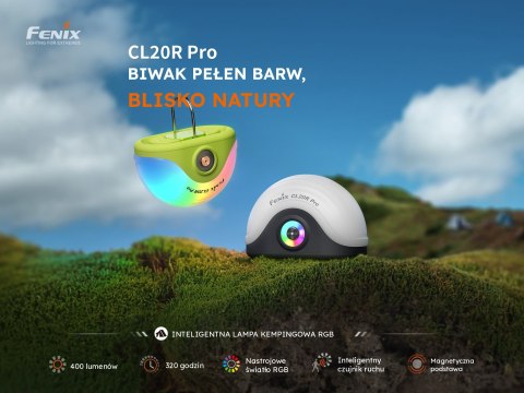Lampa kempingowa Fenix CL20R PRO czarna