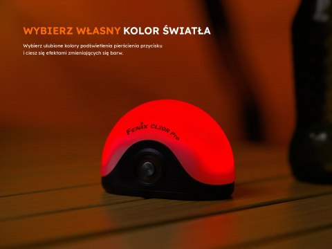 Lampa kempingowa Fenix CL20R PRO czarna