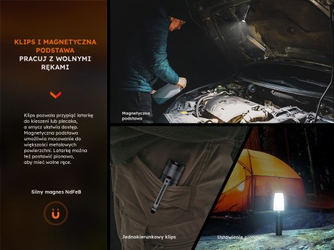 Latarka LED Fenix E35R granatowy edycja limitowana