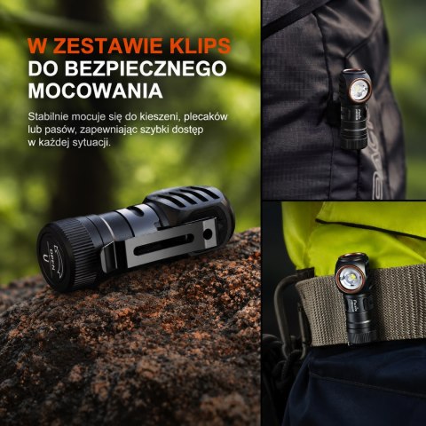 Latarka czołowa Fenix HM53R czarna