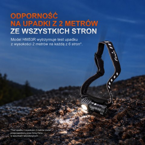 Latarka czołowa Fenix HM53R czarna