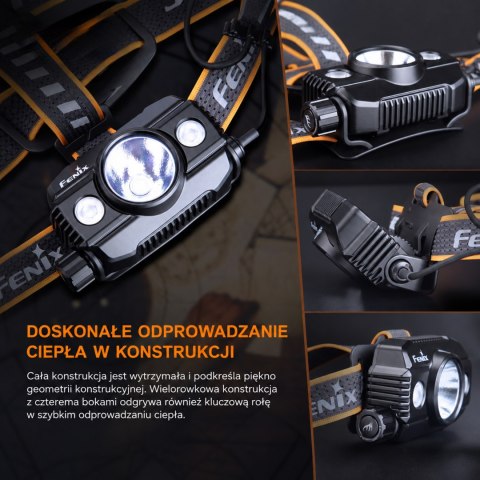 Latarka czołowa Fenix HP30R V2.0 czarna