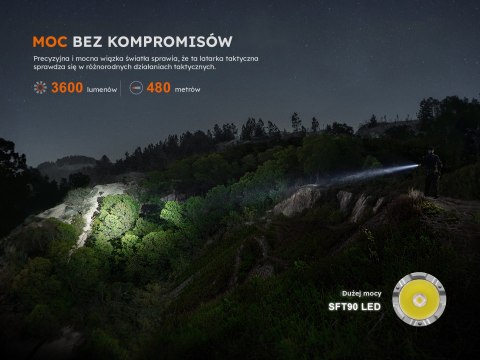 Latarka taktyczna LED Fenix TK21R khaki edycja limitowana