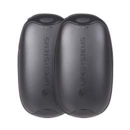 Ogrzewacze do rąk elektroniczny Lifesystems Rechargeable Dual Palm Handwarmers USB & USB C ports - black