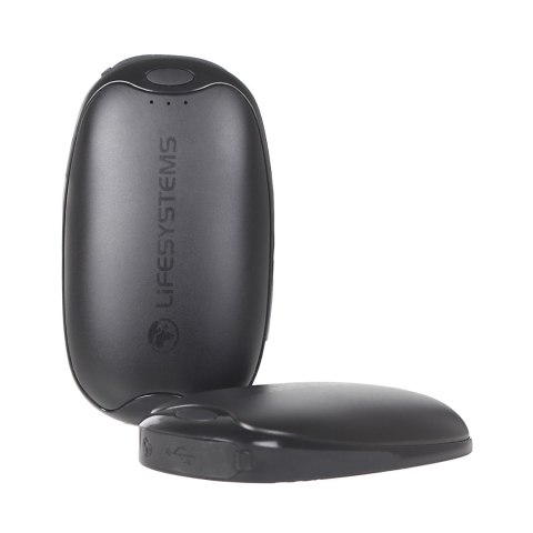 Ogrzewacze do rąk elektroniczny Lifesystems Rechargeable Dual Palm Handwarmers USB & USB C ports - black