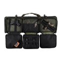 Pokrowiec Forsport na dwie jednostki broni Tactical Zone 107 cm - oliwkowy, haft celownik VX