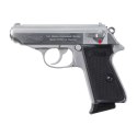 Replika pistolet Walther PPK/s 6 mm BB gas srebrna