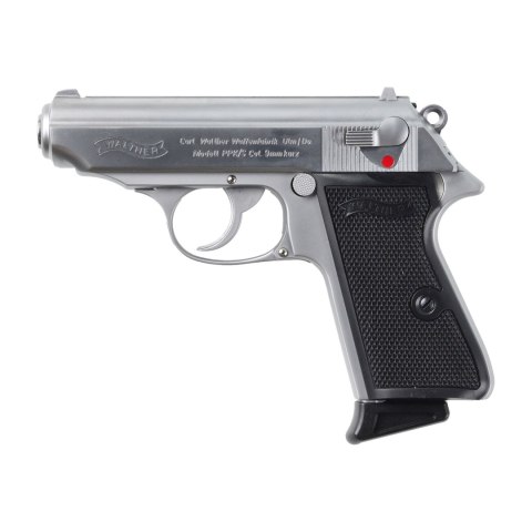 Replika pistolet Walther PPK/s 6 mm BB gas srebrna