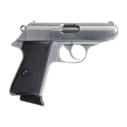 Replika pistolet Walther PPK/s 6 mm BB gas srebrna