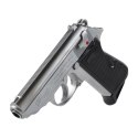 Replika pistolet Walther PPK/s 6 mm BB gas srebrna