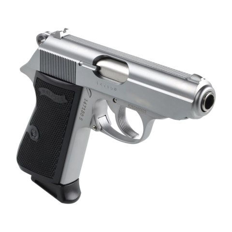 Replika pistolet Walther PPK/s 6 mm BB gas srebrna