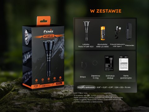 Latarka LED Fenix HT18R V2.0
