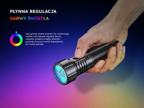 Latarka LED Fenix LD36R flame camo