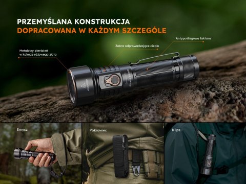 Latarka LED Fenix LD36R flame camo