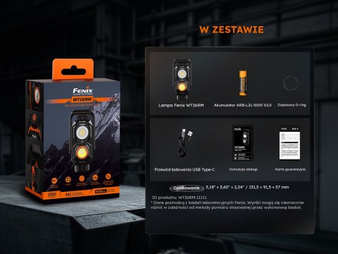 Latarka LED Fenix WT26RM