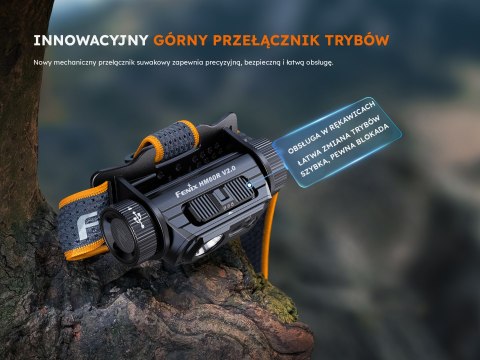 Latarka czołowa Fenix HM60R V2.0 czarna