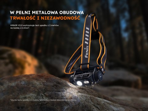 Latarka czołowa Fenix HM60R V2.0 czarna