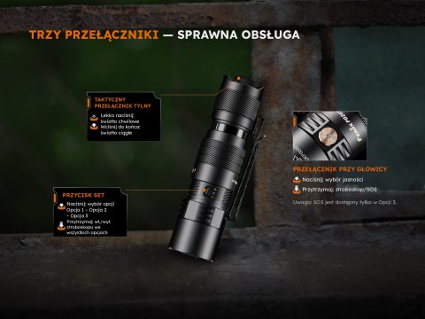 Latarka taktyczna LED Fenix PD26R ACE