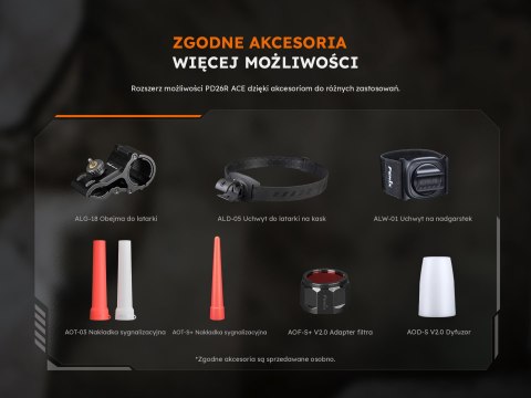 Latarka taktyczna LED Fenix PD26R ACE