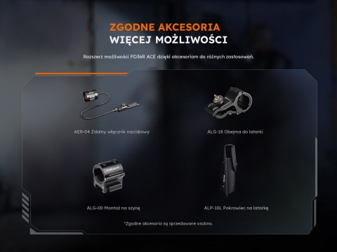 Latarka taktyczna LED Fenix PD36R ACE