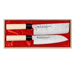 Satake Nashiji Natural Zestaw Santoku + Nakiri