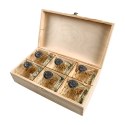 Szklanki do whisky Golden Fox Geo Wild Boar zdobione odlewanym elementem, 6 szt.