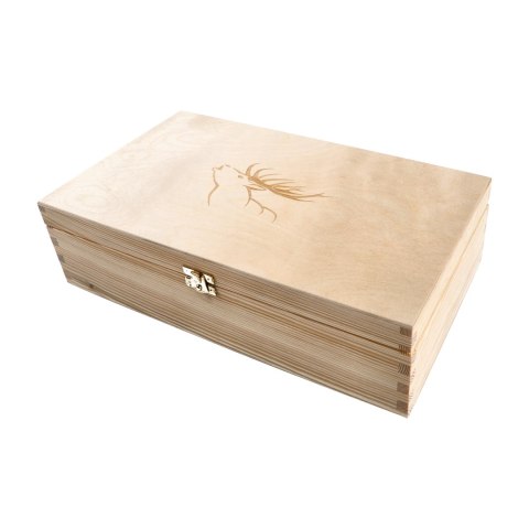 Szklanki do whisky Golden Fox Geo Wild Boar zdobione odlewanym elementem, 6 szt.