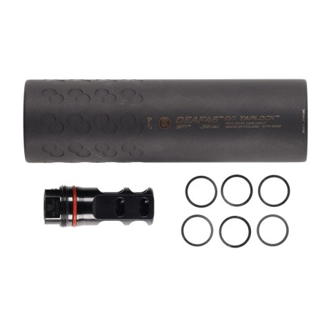 Tłumik z hamulcem do broni BK Precise DEAF45 .30" QD Taplock 3GUN MB 5/8x24 czarny