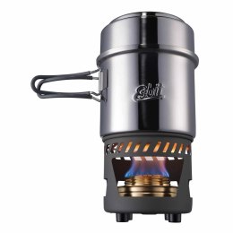 Zestaw do gotowania Esbit Cookset and Alcohol Burner 985 ml - stainless steel