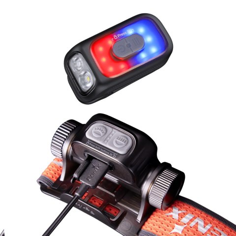 Zestaw latarek Fenix HM65R-T V2.0 czarna i E04R czarna