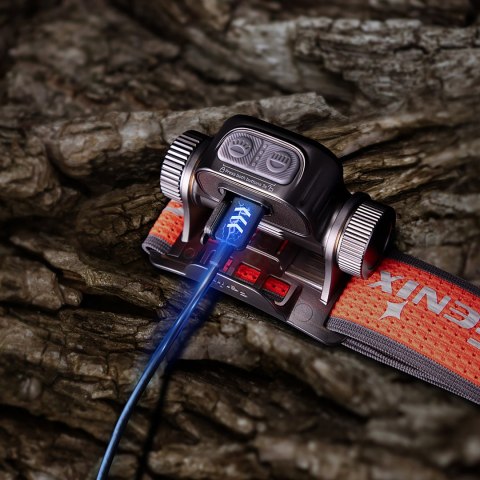 Zestaw latarek Fenix HM65R-T V2.0 czarna i E04R czarna