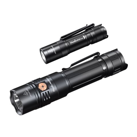 Zestaw latarka taktyczna LED Fenix PD36R ACE i latarka LED Fenix E12 V3.0